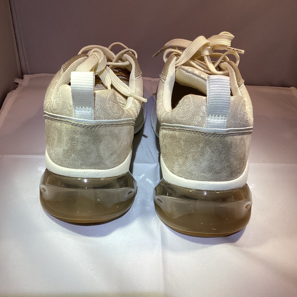 TORY BURCH MONOGRAM GOOD LUCK TRAINER - Picture 4 of 6